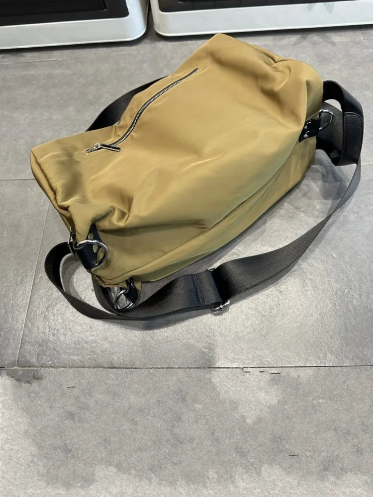 Colorblock Canvas Backpack