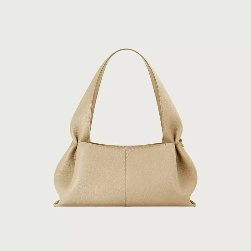 Leather Shoulder Hobo Bag