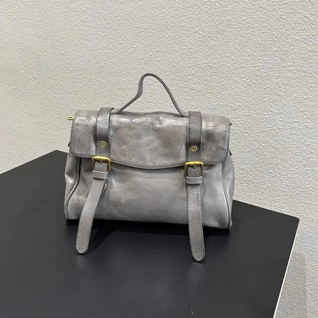 Vintage Leather Satchel Bag