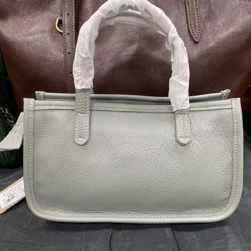Leather Zip Shoulder Bag