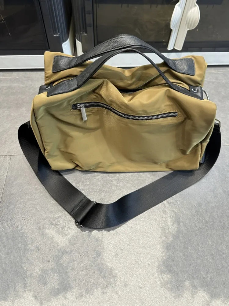Colorblock Canvas Backpack