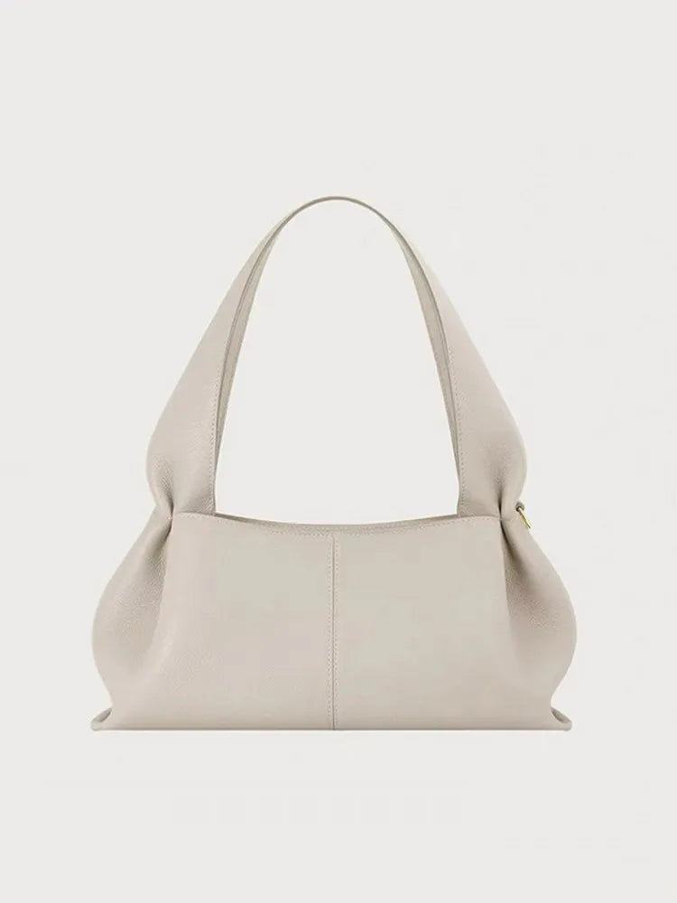Leather Shoulder Hobo Bag