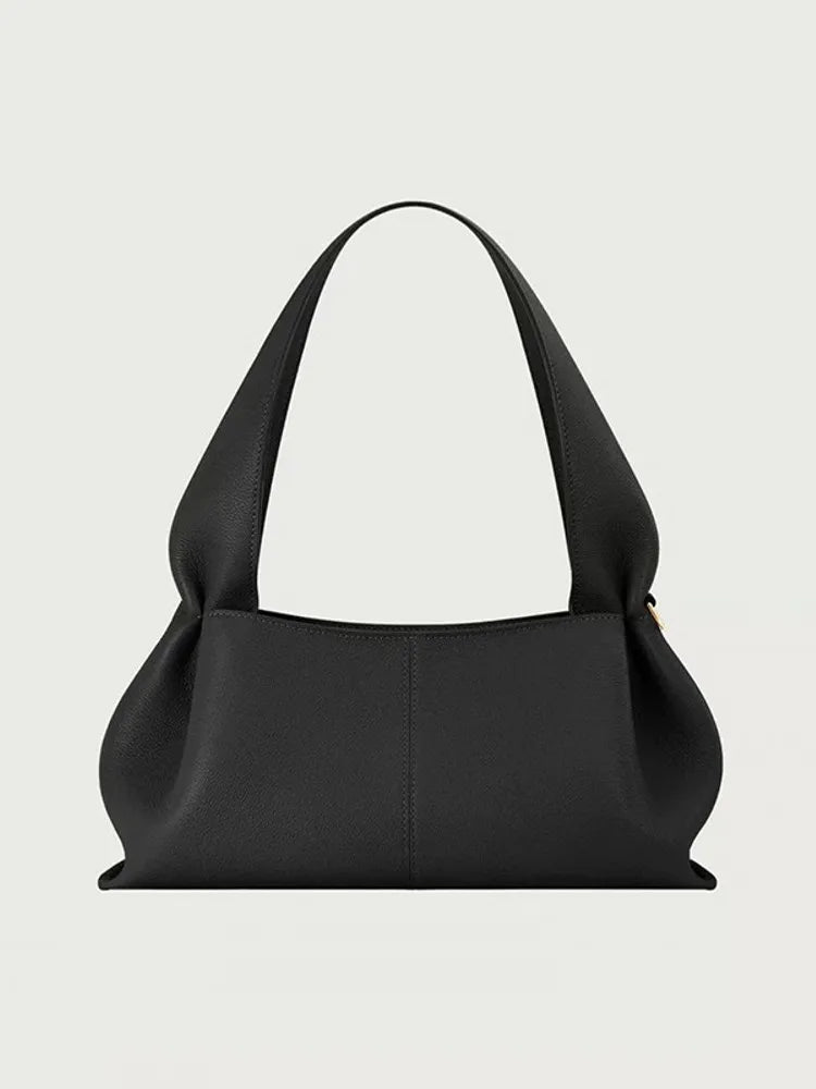Leather Shoulder Hobo Bag
