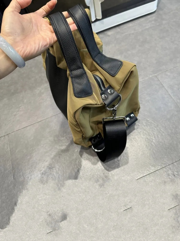 Colorblock Canvas Backpack
