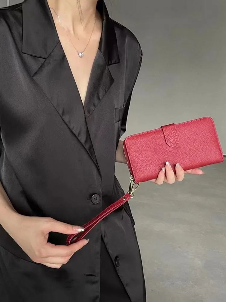 Classic Zip Leather Wallet