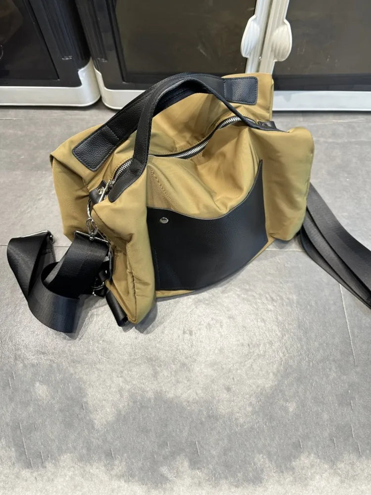 Colorblock Canvas Backpack