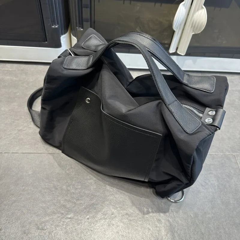 Colorblock Canvas Backpack