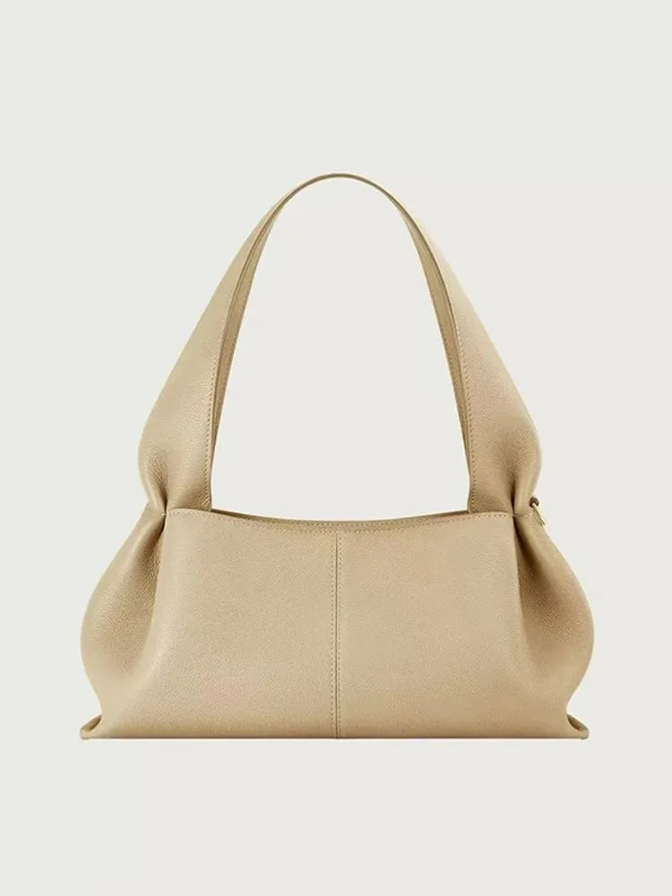 Leather Shoulder Hobo Bag
