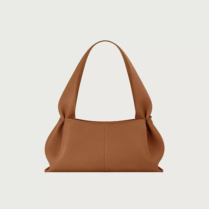 Leather Shoulder Hobo Bag