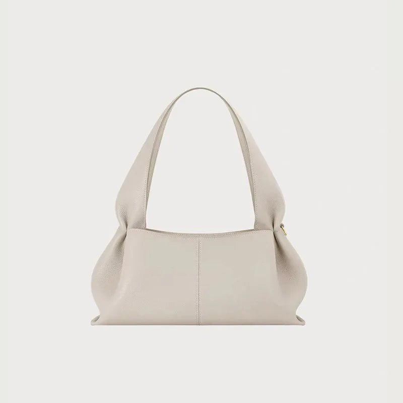 Leather Shoulder Hobo Bag