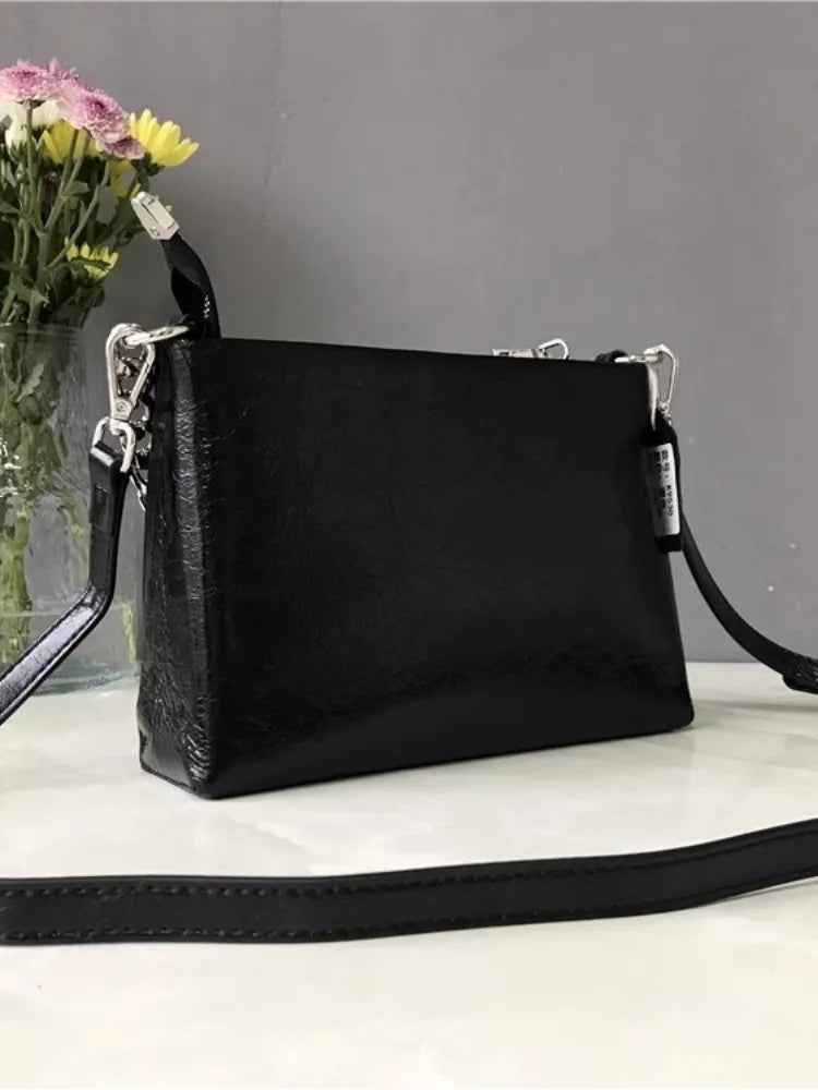 Leather Chain Shoulder Bag