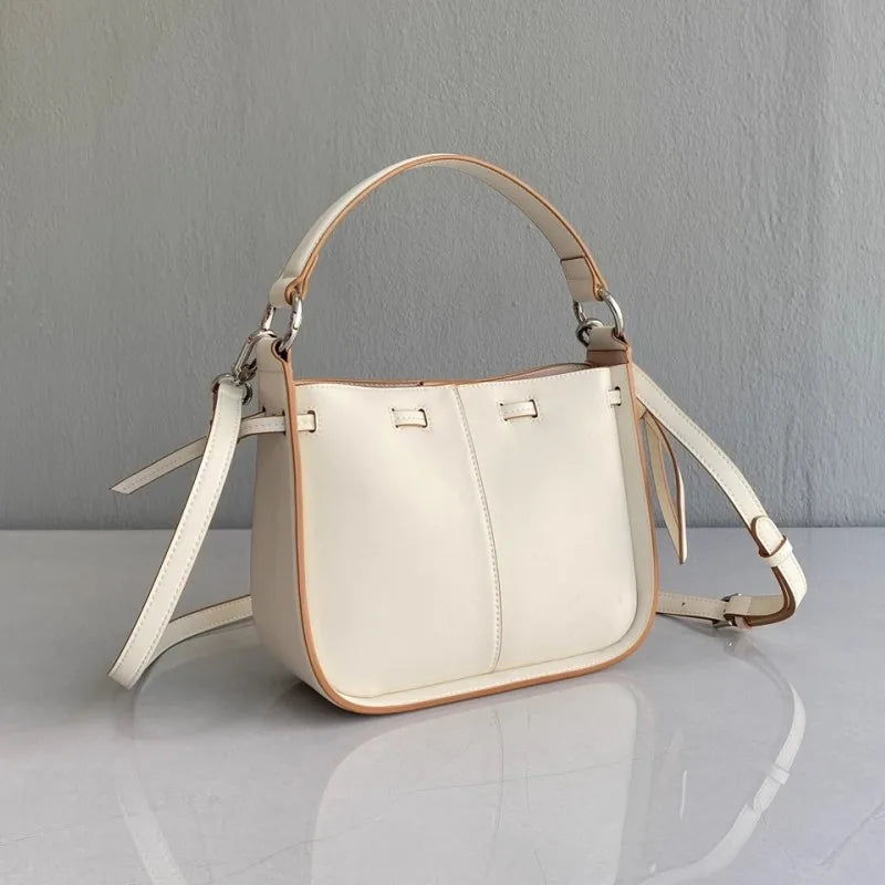 Leather Buckle Shoulder Bag
