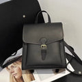 Colorblock Leather Backpack