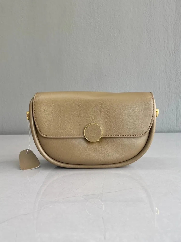 Leather Saddle Crossbody Bag